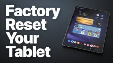 How to Reset Android Tablet