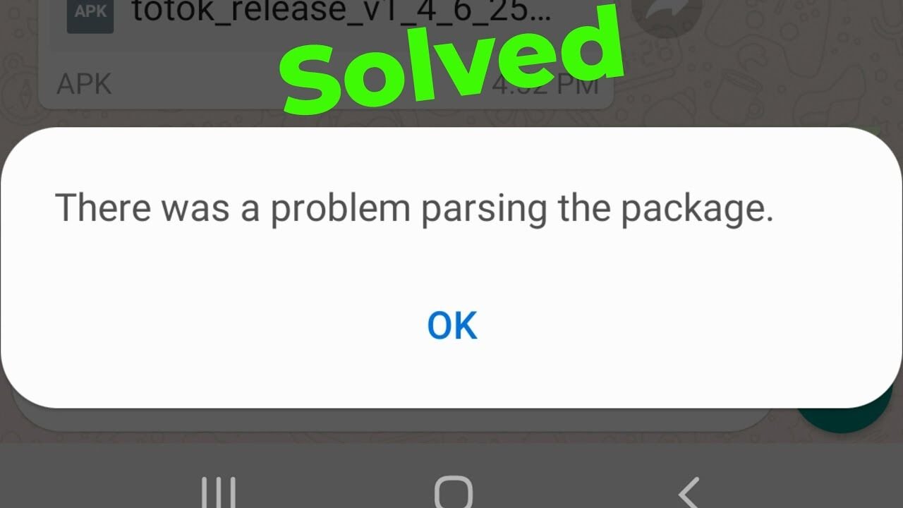 There Was a Problem Parsing the Package (Easy Fix Guide) - WIREDISCOVER