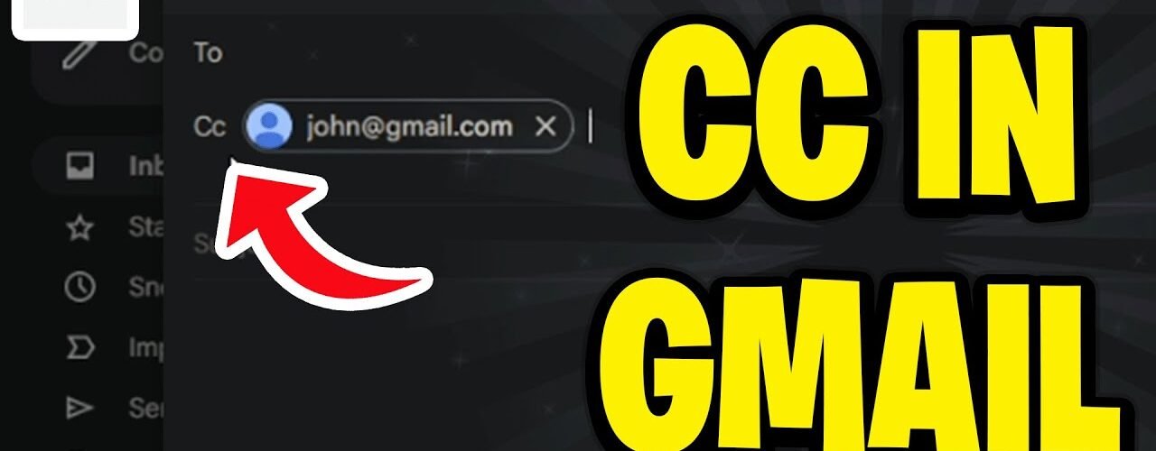 how to cc in gmail